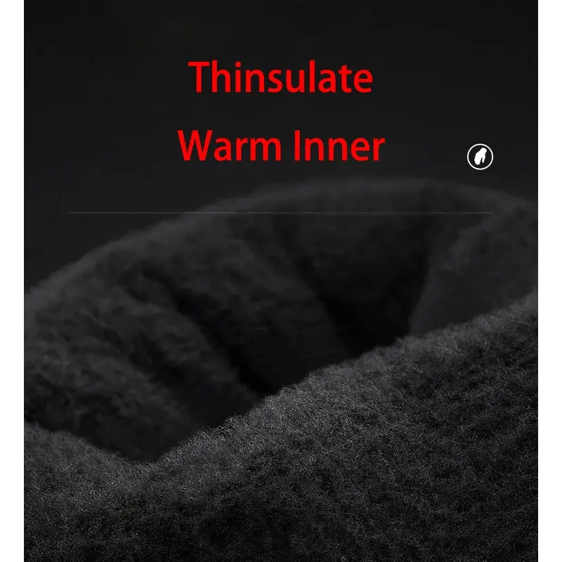 Motorcycle Gloves For Men Winter Waterproof Gloves Warm Inner Carbon Motorcycle Racing Gloves Touch Screen Motorbike MTB