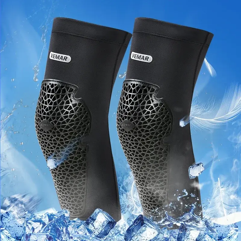 4pcs/Set VEMAR Newest Motorcycle Ice Sleeve Elbow Brace Knee Pads Motorcycle Leg Cover Protector Bike Motocross Elbow Protection