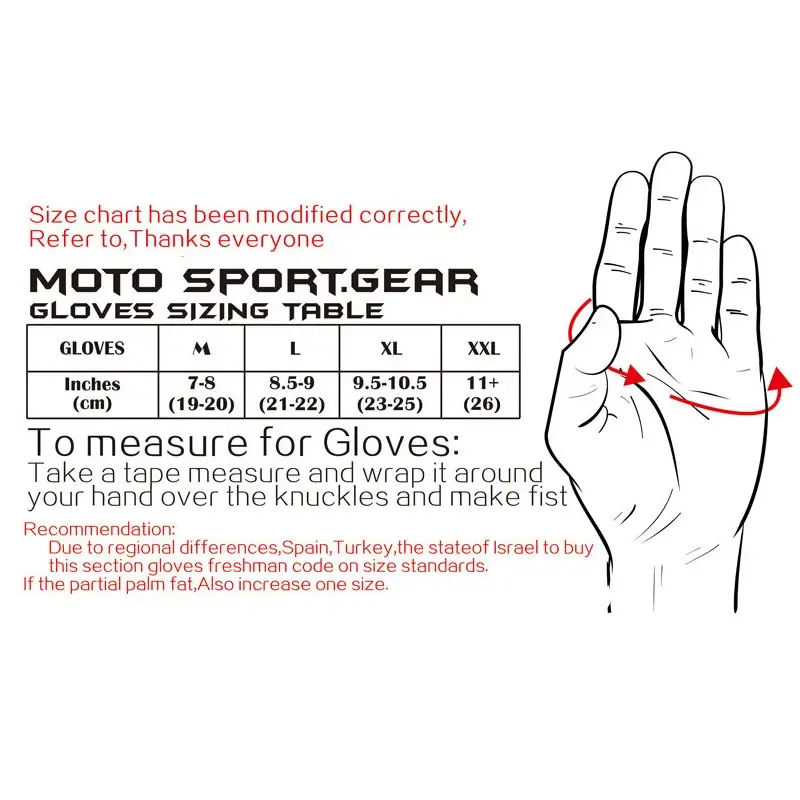 Autumn Winter Warm Motorcycle Cycling Gloves Windproof Full Finger Touch Screen Outdoor Sports Protection Waterproof Glove Moto