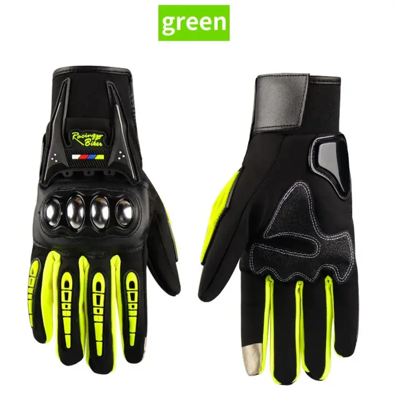 Autumn Winter Warm Motorcycle Cycling Gloves Windproof Full Finger Touch Screen Outdoor Sports Protection Waterproof Glove Moto