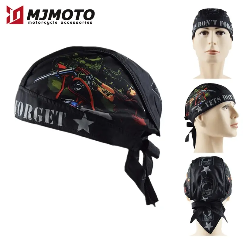 Premium Retro Dirt Bike Helmet with Adjustable Sun Visor - Windproof, Moisture-Wicking & Shock-Absorbent Headscarf for Cycling