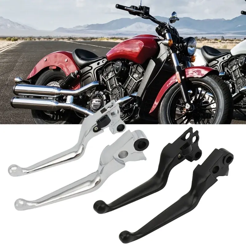 Motorcycle Black Brake Clutch Levers for Harley Sportster XL 883/1200 96-03 Touring Road King/Electra Glide/Softail/FatBoy/Dyna