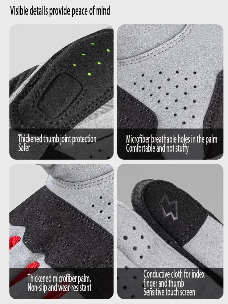 Summer Outdoor Motorcycle Gloves Climbing Luvas for Men & Women - Breathable, Touchscreen, Motocross & Bicycle Riding Guantes