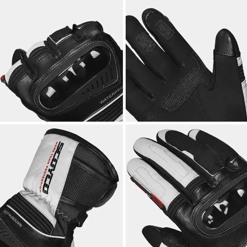 Motorcycle Coldproof Waterproof Motorcycle Racing Cycling Gloves Wear-resistant Warm Autumn And Winter Cycling Glove For Men's