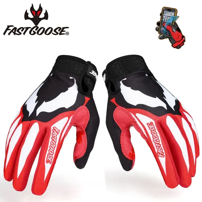 Premium All-Season Unisex Motorbike Cycling Gloves with Touchscreen - Thermal Warm Full Finger for Biking, 4 Sizes (S/M/L/XL)