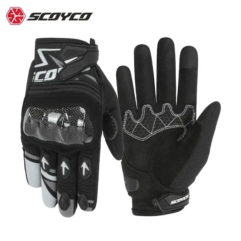 SCOYCO MC137 Motorcycle Gloves Spring/Summer Cycling Rider Racing Guantes Moto Men Women Anti-fall Breathable Luvas Motocross