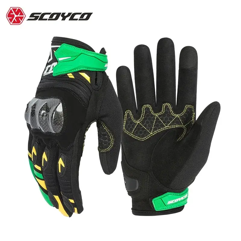 SCOYCO MC137 Motorcycle Gloves Spring/Summer Cycling Rider Racing Guantes Moto Men Women Anti-fall Breathable Luvas Motocross