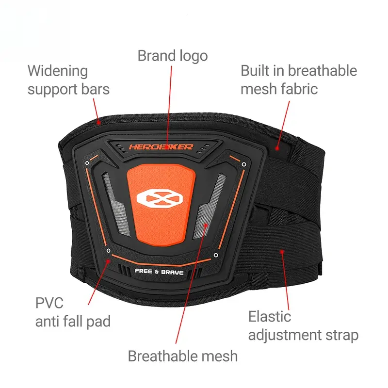 Breathable Reflective Waist Strap Motorcycle Riding Protector Gear High Visibility Night Safety Belt for Outdoor Sports