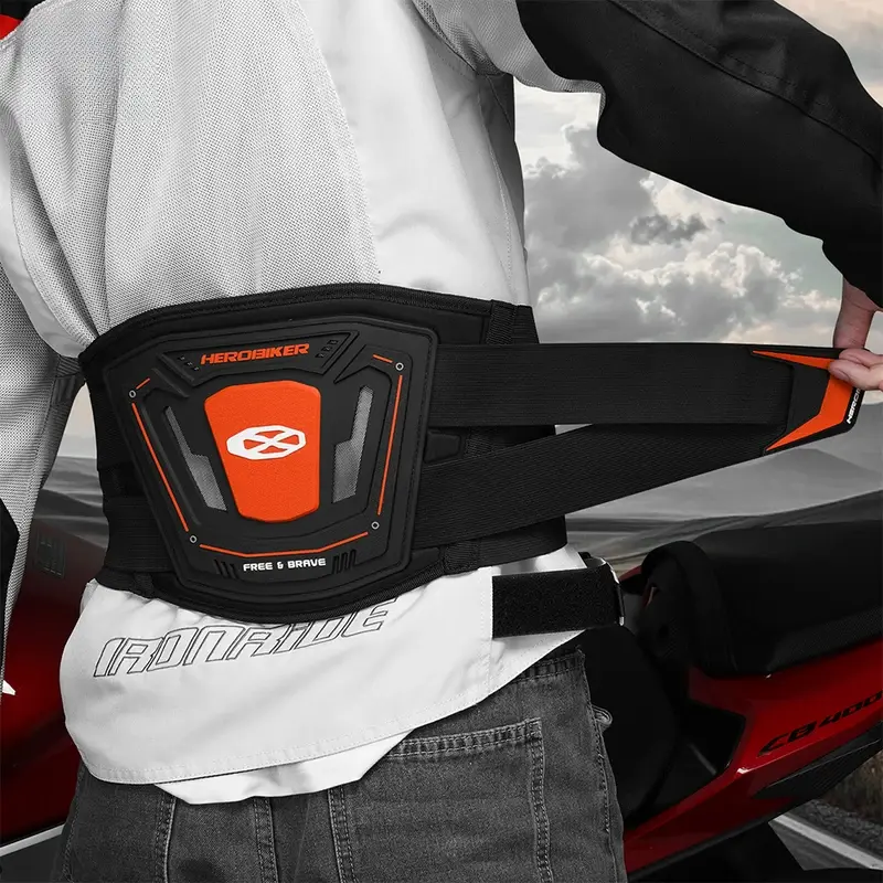 Breathable Reflective Waist Strap Motorcycle Riding Protector Gear High Visibility Night Safety Belt for Outdoor Sports