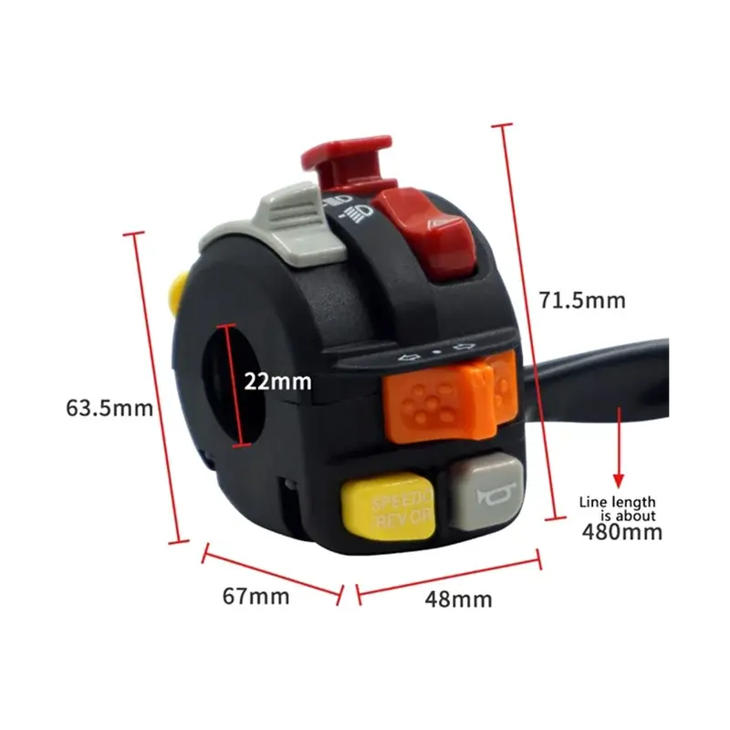 ATV left handle motorcycle handlebar switches motorbike items for Polaris 500 850 forest 570 Forest/quad 330 550 850 1000