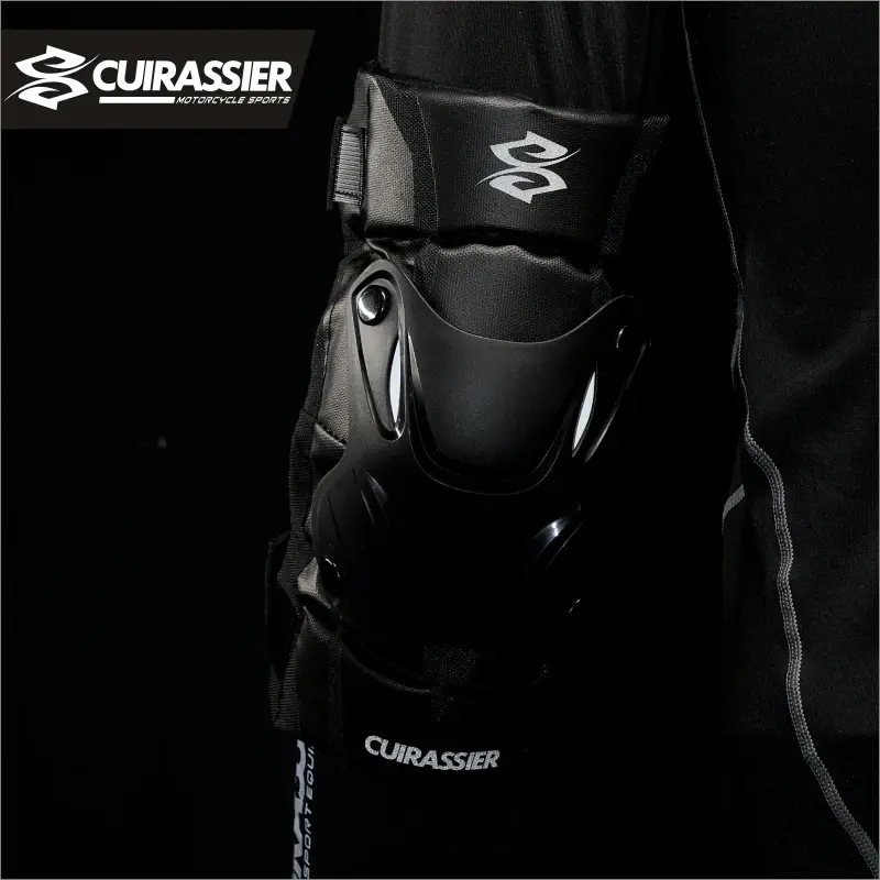 Cuirassier Protective Motorbike Cycling Guard Motorcycle Elbow Pads ATV Protector Night Reflective Moto Men Elbow MX Protection