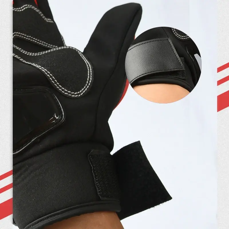 Anti-fall Non-slip Touch Screen Motorcycle Riding Gloves Motor Full Finger Man Women Motorcross Glove Bicycle Cycling Waterproof