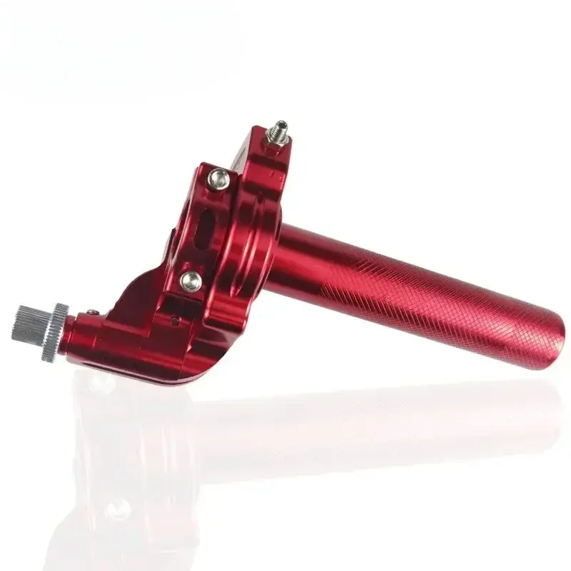 22mm universal motorcycle CNC aluminum accelerator throttle twist grips handlebars for Moto items moped scooter bike M10 * 1.5