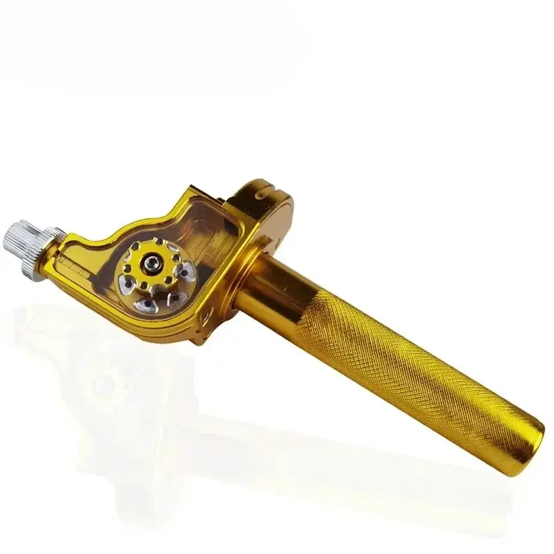 22mm universal motorcycle CNC aluminum accelerator throttle twist grips handlebars for Moto items moped scooter bike M10 * 1.5