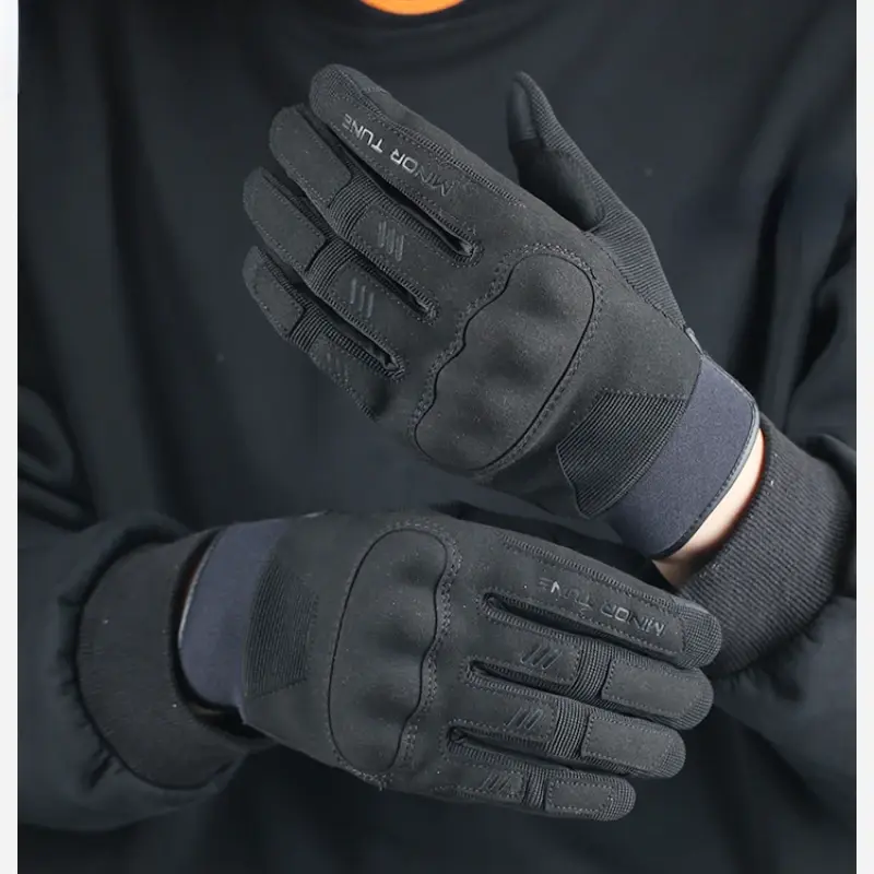 MINOR TUNE Motorcycle Cycling Gloves Rider Equipment Macaron Style Breathable in Summer Wear-resisting Gloves with Touch Screen