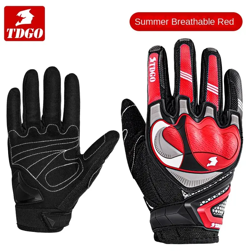Men's Breathable Touchscreen Full-Finger Motorcycle Gloves Motorbike Racing & Outdoor Sports Gloves for Crossbike Riding gear