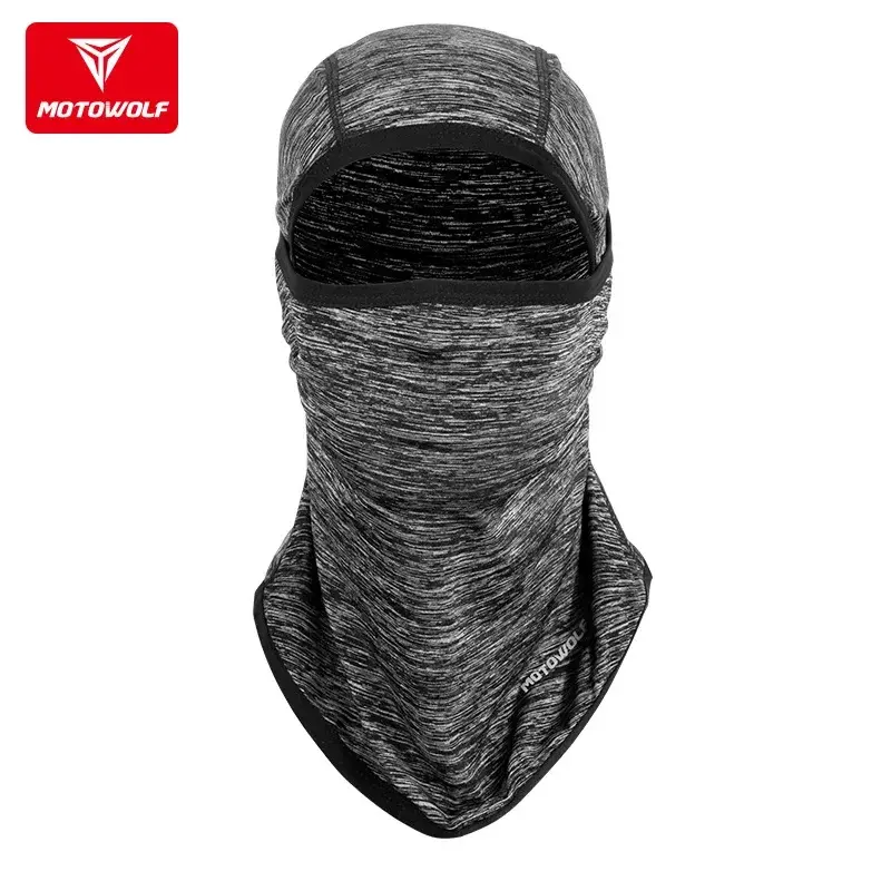 MOTOWOLF Outdoor Cycling Dustproof Ice Silk Mask Summer Sun Protection Motorcycle Sports Protection Face Protection Head Mask