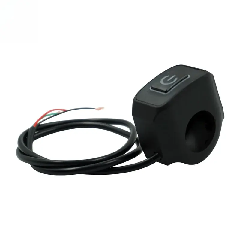 Motorcycle Switch Headlight Horn Modified Control Switches Handlebar Mount 5 Color Button with LED Light Motorbike Accessories