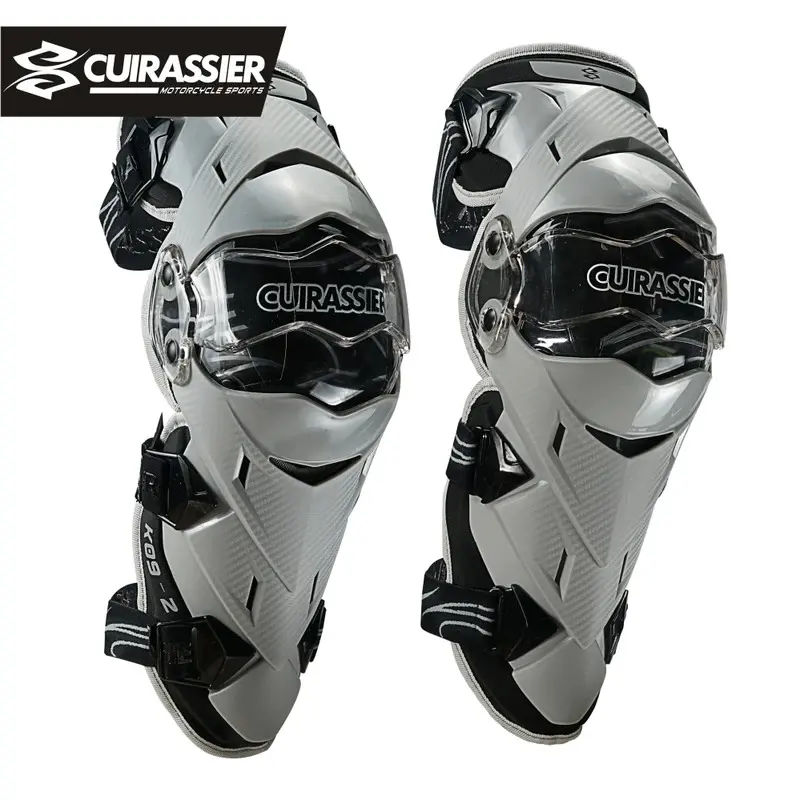 Adjustable Quick-Release Motorcycle Knee & Elbow Guards Combo One Size Fits Most Adults for MTB/Skiing/Snowboarding
