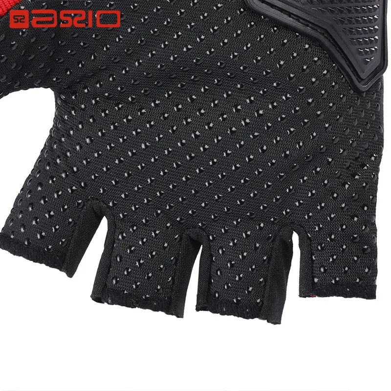 Summer Motorcycle Gloves Half Finger Breathable for Men & Women Stainless Steel Riding Gloves Motocross Anti-Slip Protective
