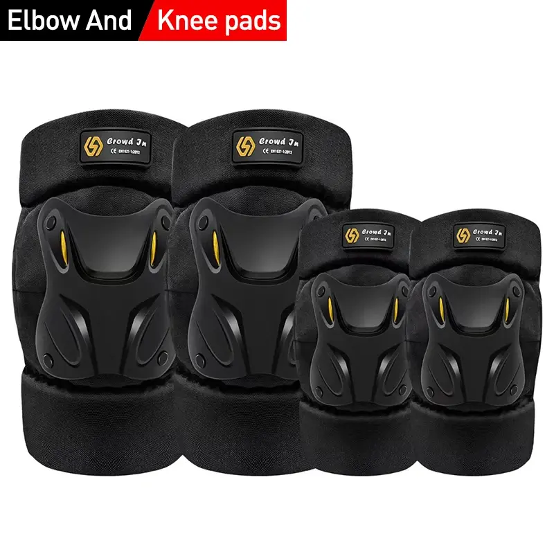 Lightweight Motorcycle Knee Pads and Elbow Protectors  Comfort Fit, Adjustable Straps, Anti-Impact Design for Dirt Bike, Cycling