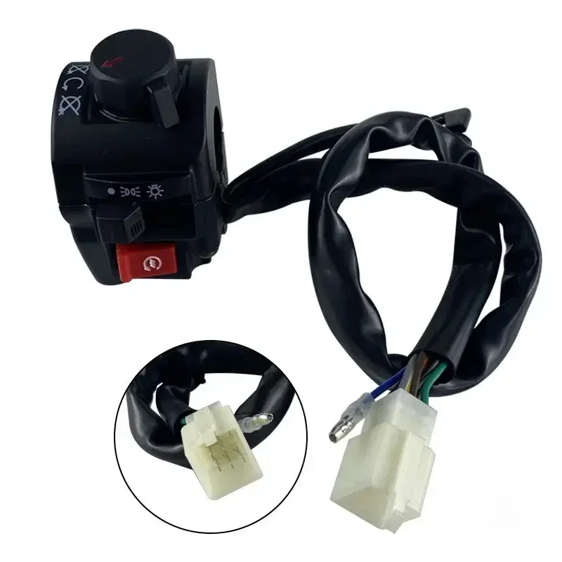 Motorcycle Riding Handle Block Switch Right and Left Handlebar Headlight Kill Assembly for Storm Prince 150 Modified Moto Parts