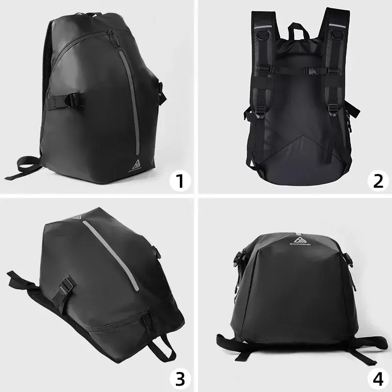 Multifunctional Outdoor Motorcycle Riding Backpack Large Capacity Anti-Theft Waterproof Laptop Compartment for Commuter Travel