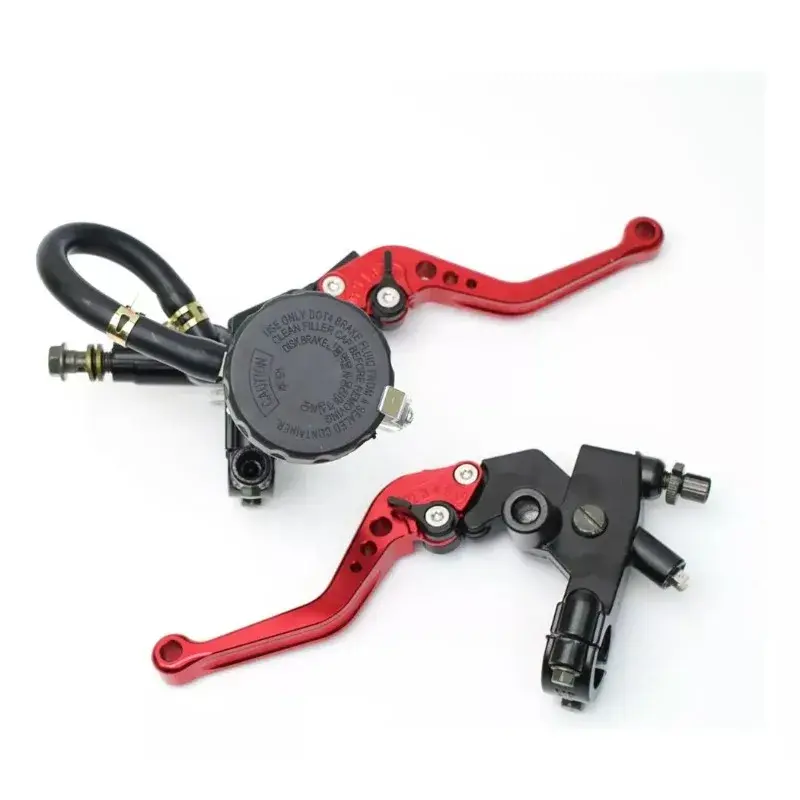 22mm 7/8 "universal CNC handlebar adjustable motorcycle clutch brake master cylinder reservoir levers kit for Yamaha Kawasaki