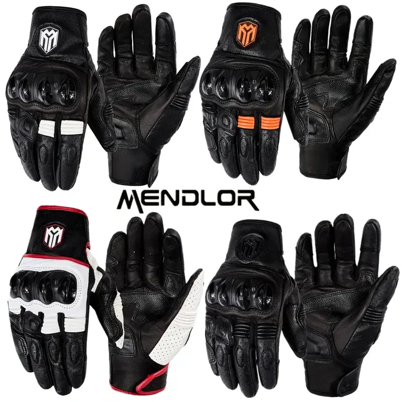 MENDLOR Full Finger Motorcycle Moto Bike Riding Gloves Breathable Anti Drop Motorbike Breathalbe Racing Outdoor Sports Glove