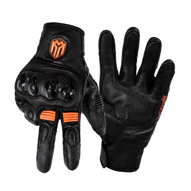 MENDLOR Full Finger Motorcycle Moto Bike Riding Gloves Breathable Anti Drop Motorbike Breathalbe Racing Outdoor Sports Glove