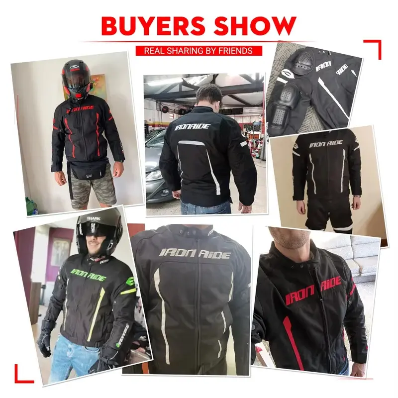 Top Reflective Motorcycle Riding Jacket Windproof And Warm Motorbike Cycling Items For All Seasons - Men Women Gifts
