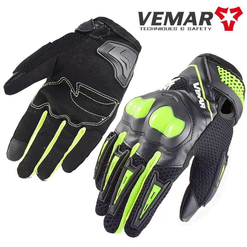 New Summer Motorcycle Gloves for Men & Women Windproof Breathable Motocross Racing Gloves with Anti-Skid Anti-Fall Protection