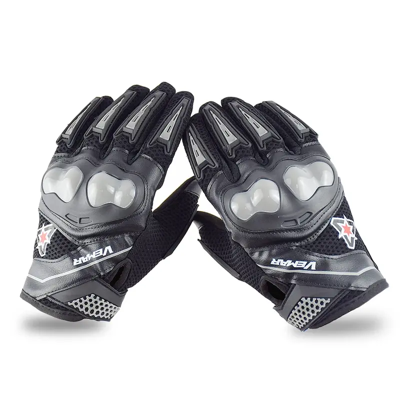 New Summer Motorcycle Gloves for Men & Women Windproof Breathable Motocross Racing Gloves with Anti-Skid Anti-Fall Protection