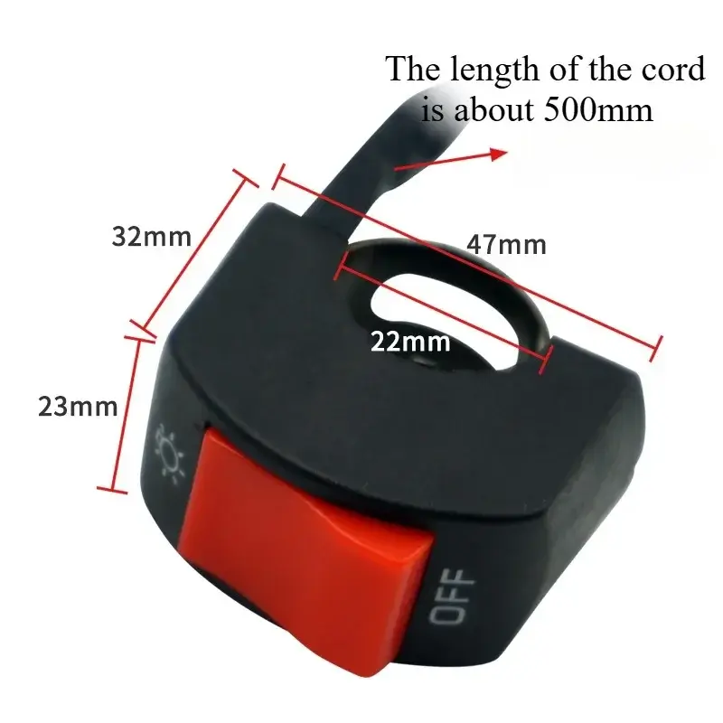 Motorcycle Headlight Switch KG-019 Handlebar Universal Start and Stop Controller Electric Controller Motorcycle Accessories