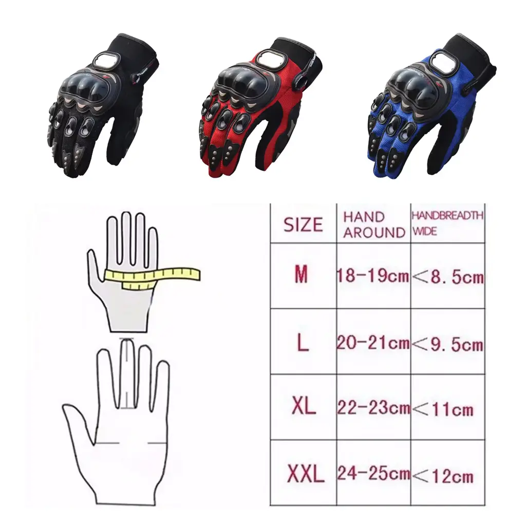 Summer Breathable Motorcycle Riding Gloves with Shockproof Protection & Quick-Dry Breathable Fabric for Cycling & Driving Items