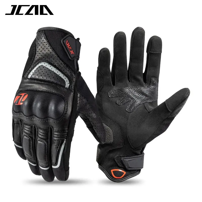 Best Seller Goatskin Motorcycle Cycling Gloves 2025 - Full Finger Shockproof & Anti-Slip, Men/Women Breathable Riding Gear