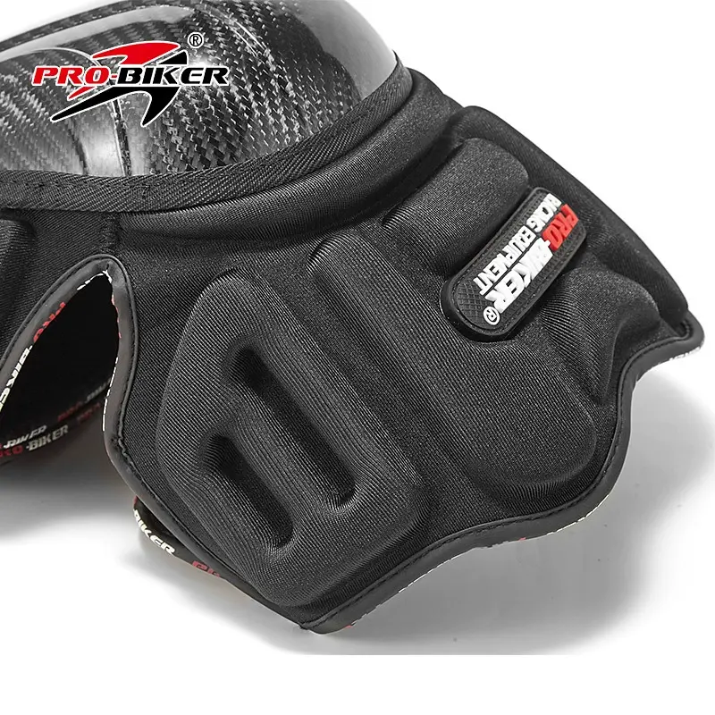 Lightweight Carbon Fiber Motorcycle Racing Knee & Elbow Guards with Anti-Impact Leg Protection  Accessories for Men and Women