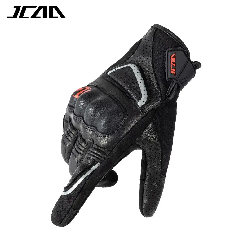 Best Seller Goatskin Motorcycle Cycling Gloves 2025 - Full Finger Shockproof & Anti-Slip, Men/Women Breathable Riding Gear