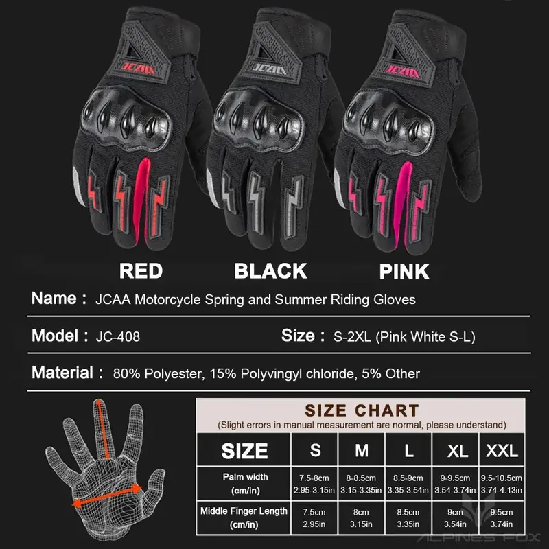 Summer Motocross Gloves - Ultra-Lightweight with Reinforced Palm & Mesh Knuckles gear for Dirt Bike Racing Kawasaki Yamaha KTM