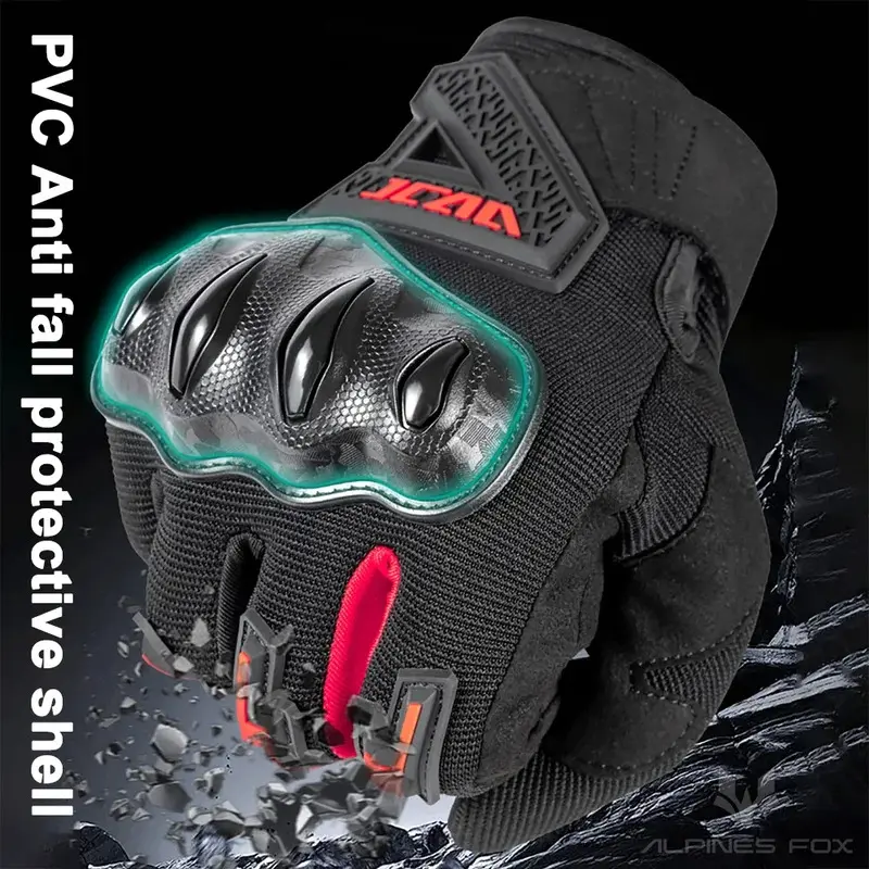 Summer Motocross Gloves - Ultra-Lightweight with Reinforced Palm & Mesh Knuckles gear for Dirt Bike Racing Kawasaki Yamaha KTM
