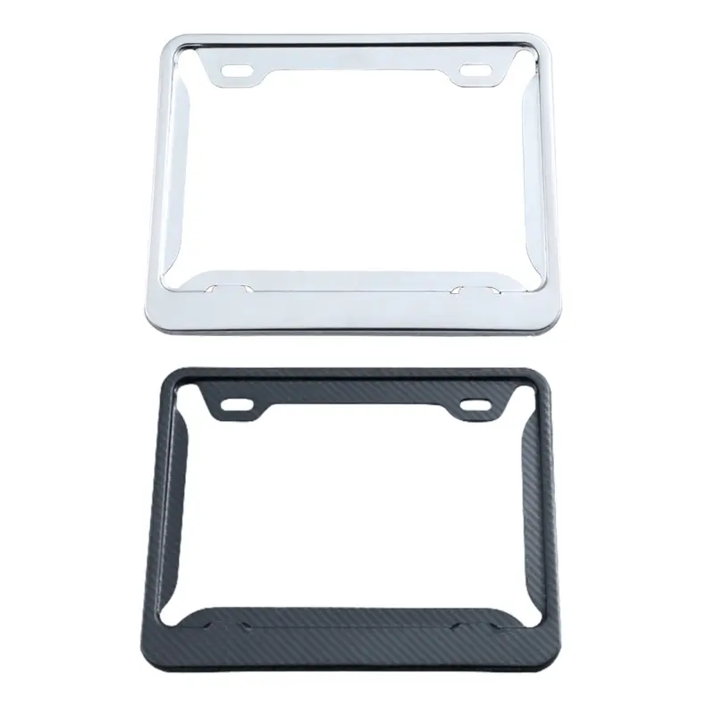 Eye Catching Car License Plate Frame Number Plate Cover Protections Holder Compatible for European Motorcycle Universal
