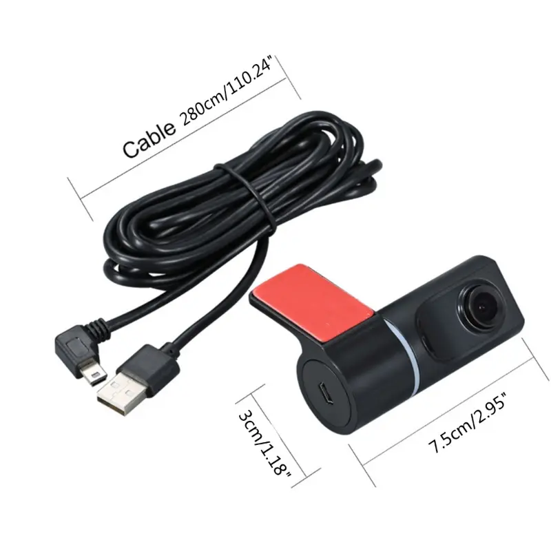 Car Camera Rearview USB + WiFi Video Driving Recorder Reversing