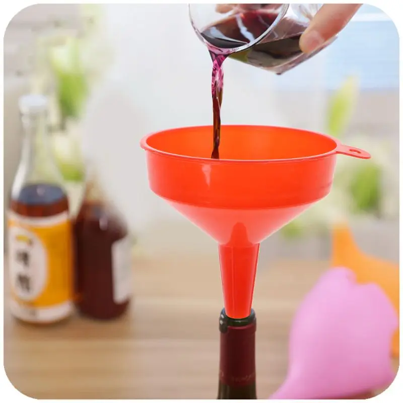 Universal Motorcycle Car Plastic Funnel Plastic Refueling Tool for Oil Liquid