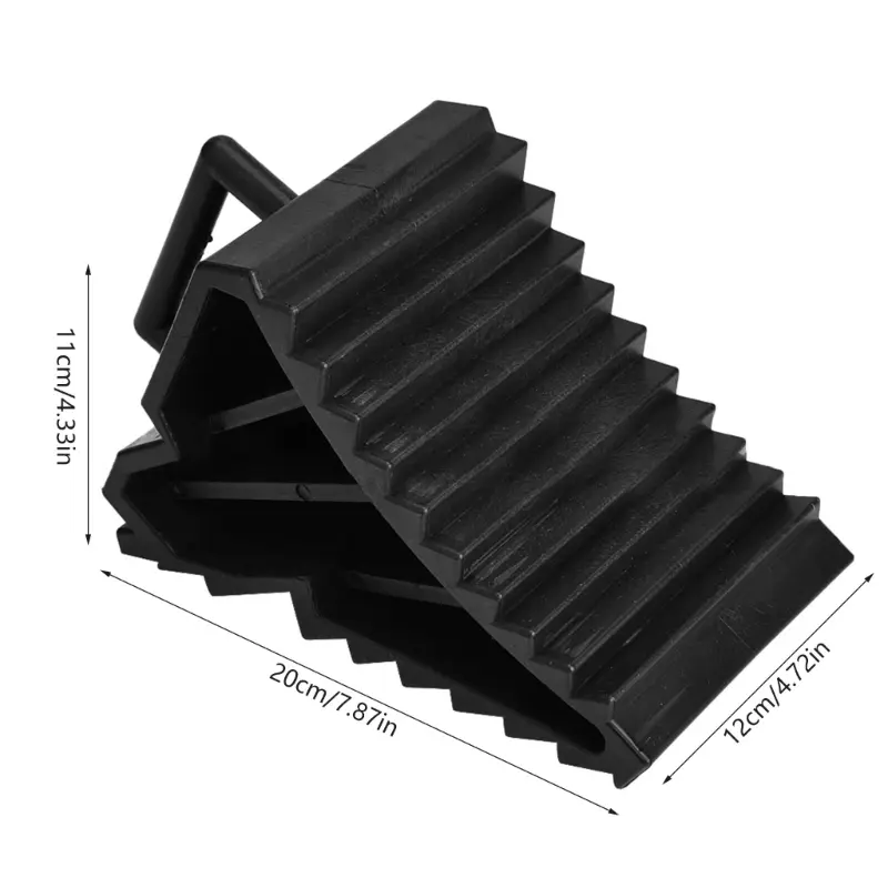 Heavy Duty Solid Rubber Wheel Chocks Car Truck RVs Campers Trailer Tire Stoppers