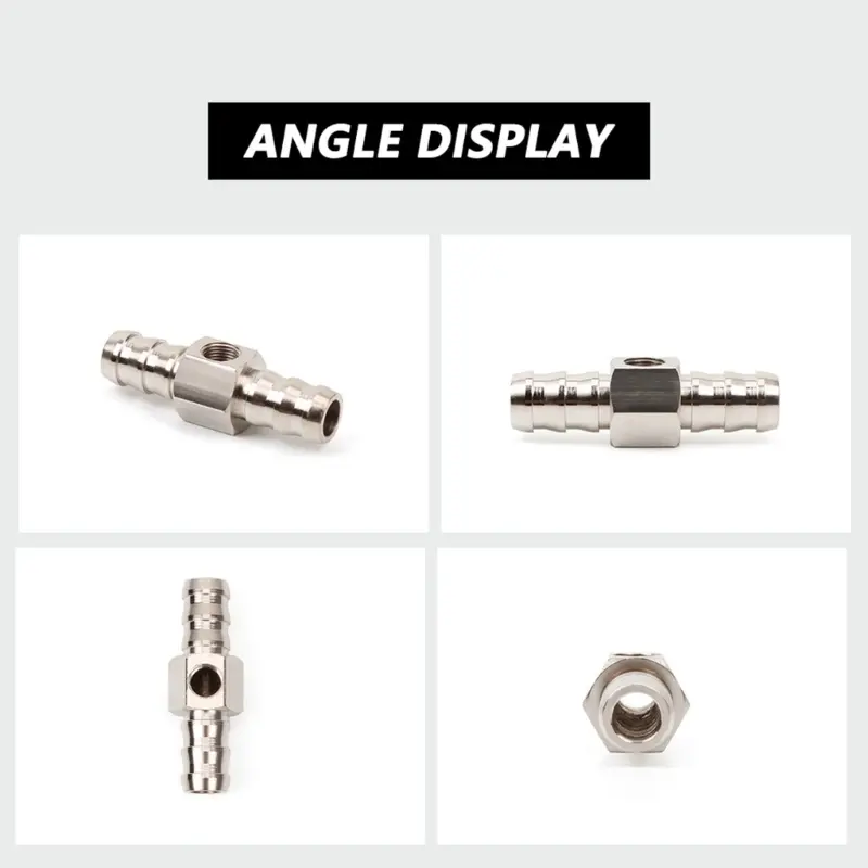 Line Pressure Gauge T-Fitting Adapter 3/8" Fitting
