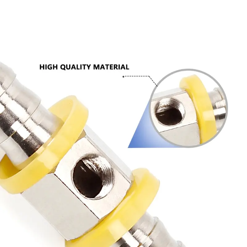 Line Pressure Gauge T-Fitting Adapter 3/8" Fitting