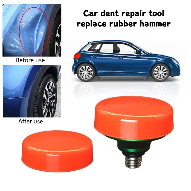 Auto Body Paint Dent Repair Hammer Tip Screw on Interchangeable Tip Set