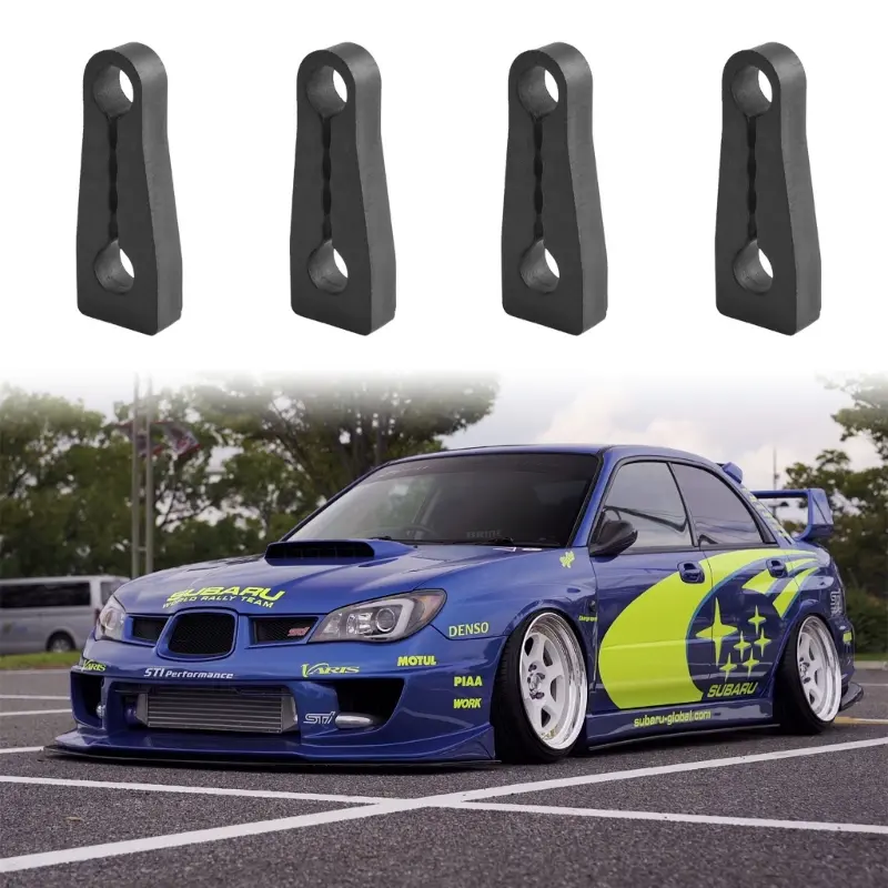 4Pcs Door Lock Buffer Damper Soundproof Pad Damping Protector for Car SUV