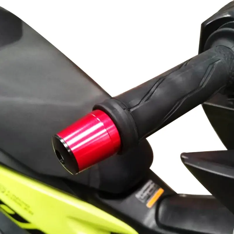 1Pair 7/8" Motorcycle Anti-Vibration Handle Bar End Plug Grip Ends Aluminum