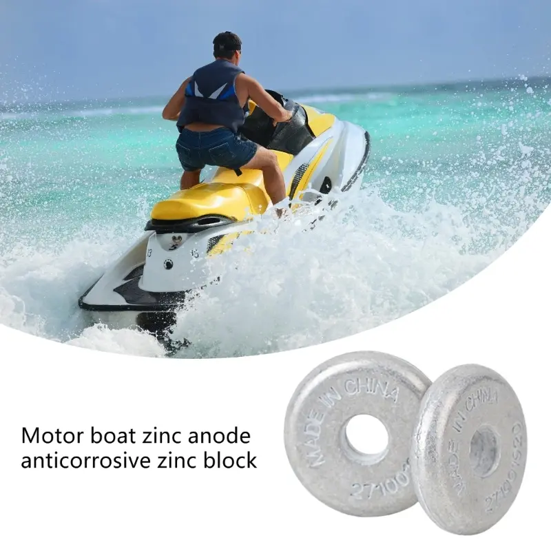 Zinc Anode Plate Anode Block Anode Block Zinc 271001920 for Sea-doo RXP RXT WAKE GTR FISH
